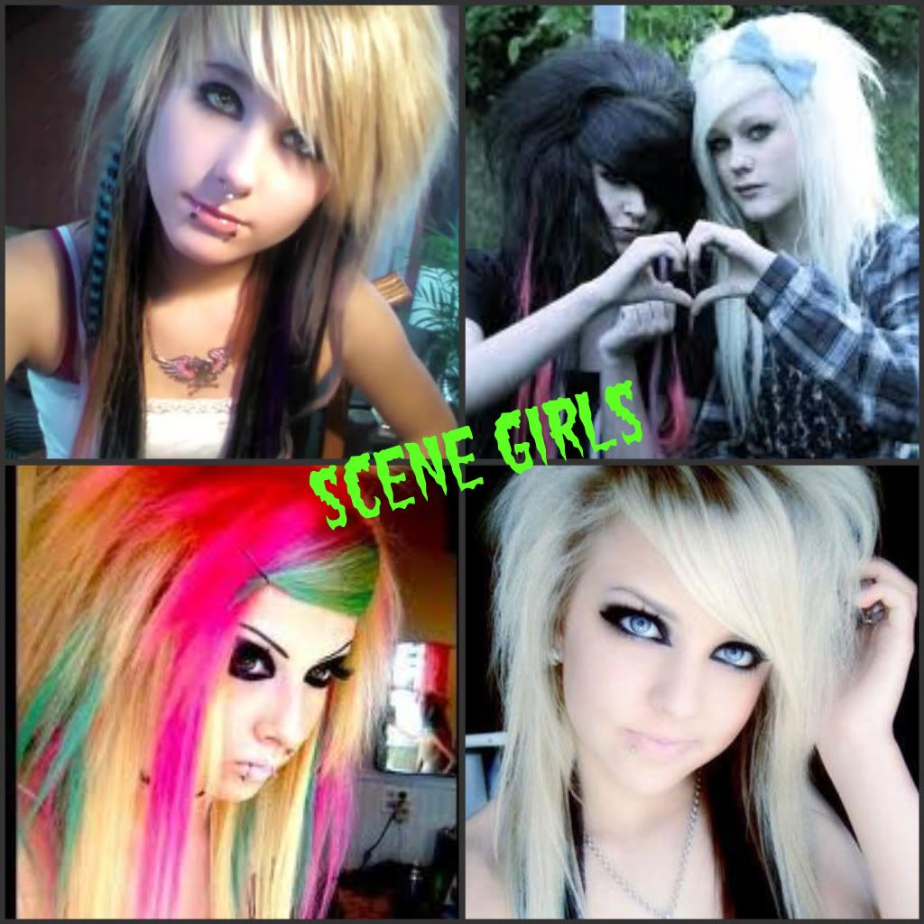 Scene Girl Collage