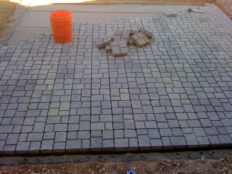 my diy paver patio on the cheap landscaping lawn care diy