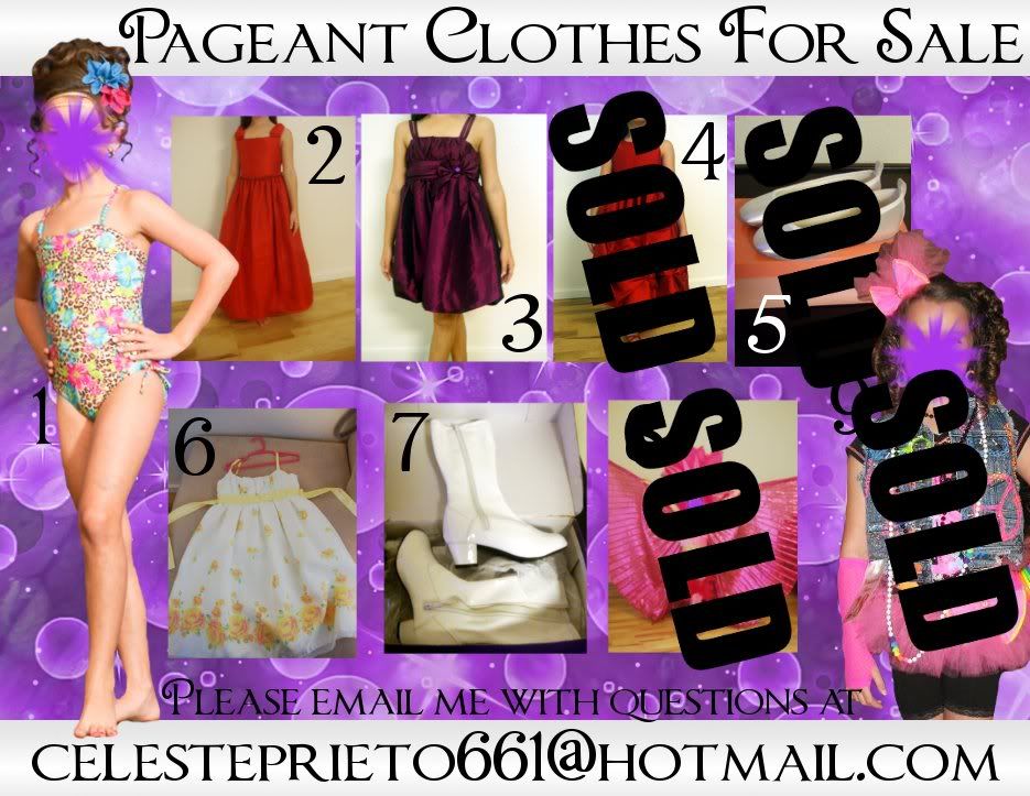 Pageant Clothes for Sale