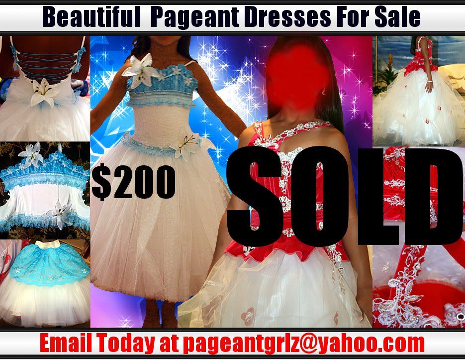 Pageant dresses for Sale