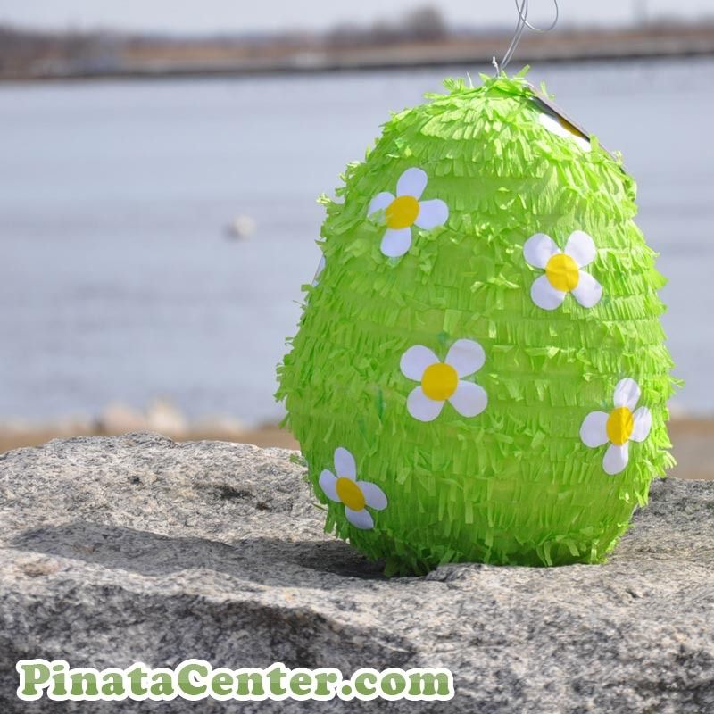 Easter Egg Pinata Green