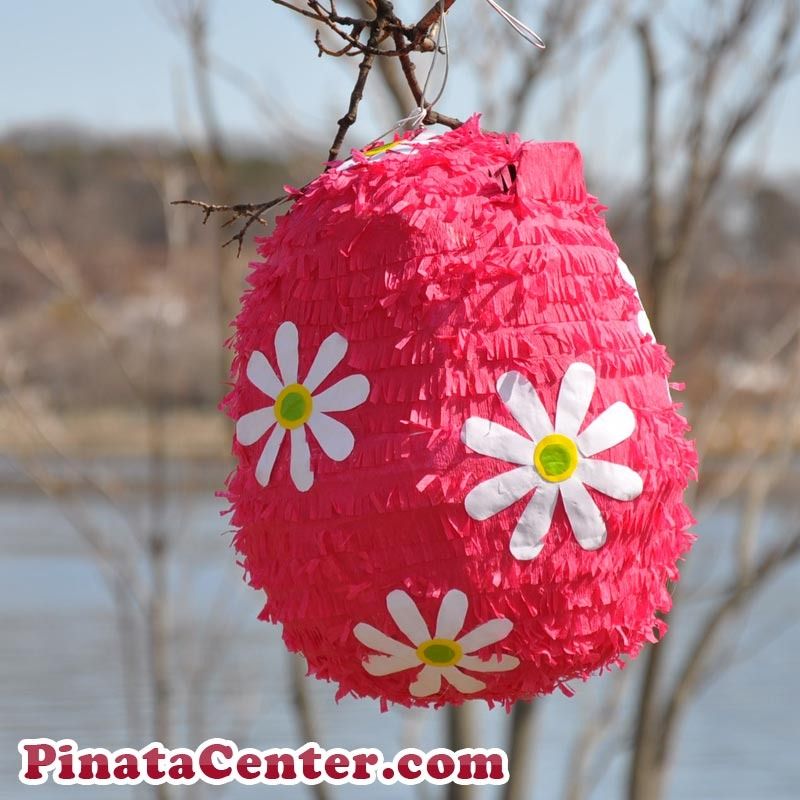 Easter Egg Hot Pink Pinata
