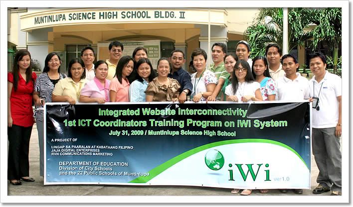 1st ICT Coordinators Training Program on iWi System - Muntinlupa District I