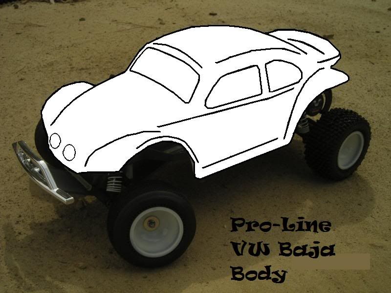 rustler baja bug body
