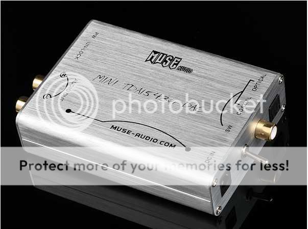 Muse Hi Fi Fever DAC DIR9001+4X TDA1543 parallel connection NOS DAC 