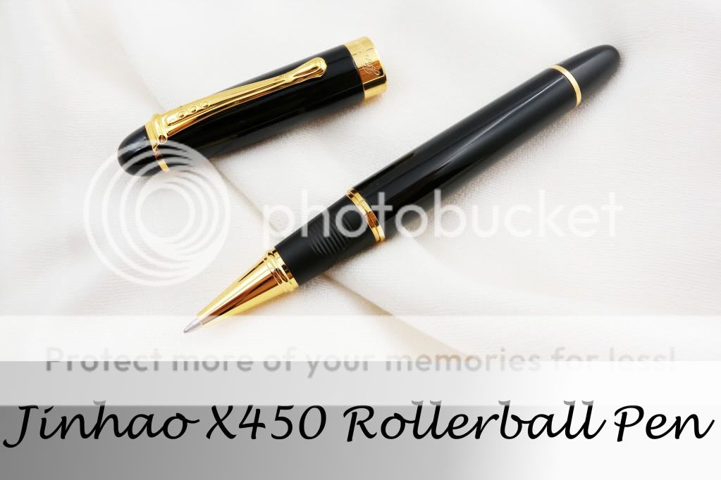 JinHao X450 Black Ink RollerBall Pen #BLK  