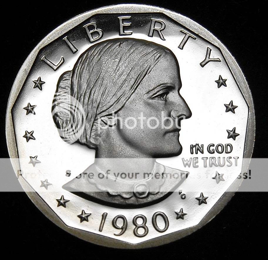 1981 Gem Proof Susan B Anthony Dollar