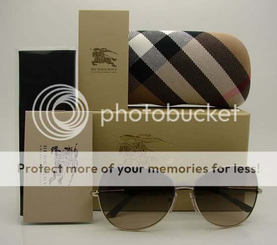 Authentic BURBERRY Metal Sunglasses 3054   100213 *NEW*  