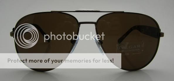 Authentic BVLGARI Aviator Sunglasses 5018   138/73 *NEW  