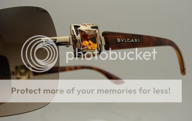 Authentic BVLGARI Shield Sunglasses 6052B   278/13 *NEW  