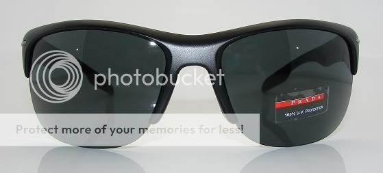 Authentic PRADA Sport Matte Black Sunglass 03N 03NS   1BO1A1 *NEW 