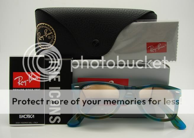 Authentic RAY BAN Wayfarer Sunglasses 2140   104232 NEW  